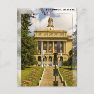 Edmonton Alberta legislature postcard