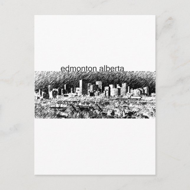 Edmonton Alberta Postcard (Front)