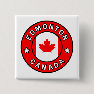 Edmonton Canada 15 Cm Square Badge