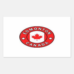 Edmonton Canada Rectangular Sticker