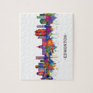 Edmonton Canada Skyline Jigsaw Puzzle