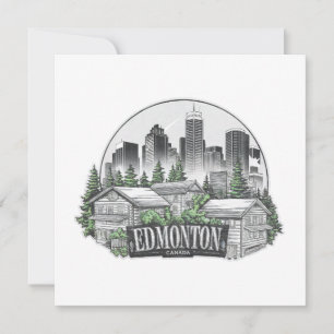 Edmonton City Canada Invitation