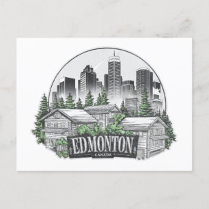 Edmonton City Canada Postcard