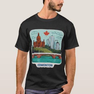 Edmonton Cityscape T-Shirt