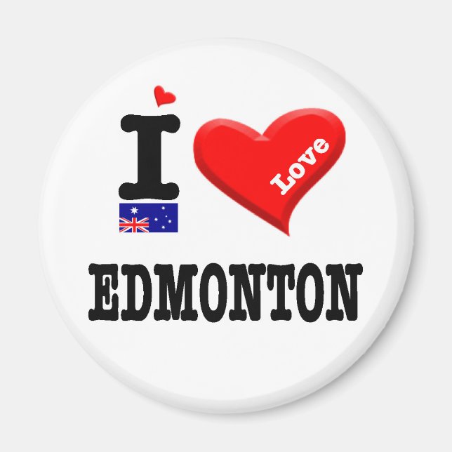 EDMONTON - I Love Magnet (Front)