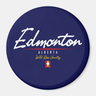 Edmonton Script Magnet