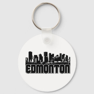 Edmonton Skyline Key Ring