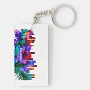 Edmonton Skyline Key Ring