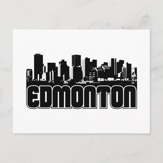 Edmonton Skyline Postcard (Front)
