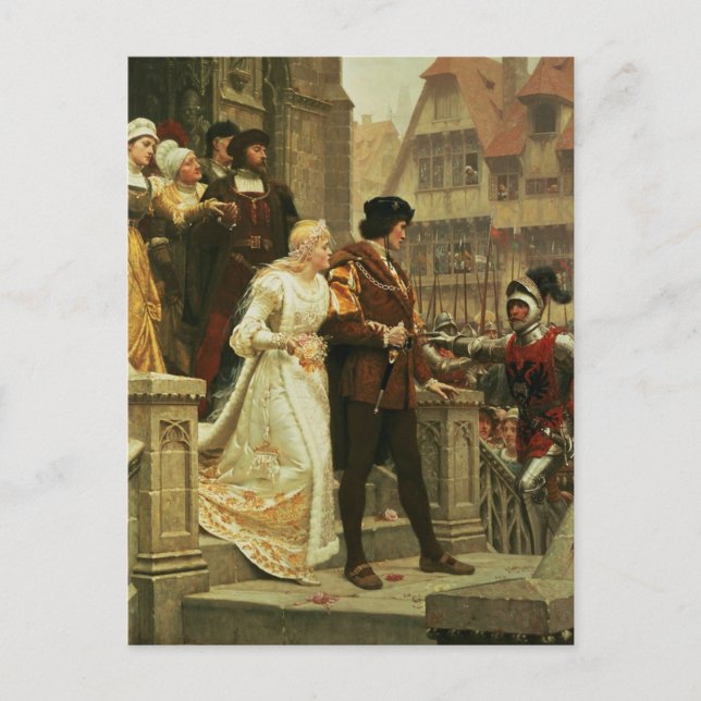 Edmund Blair Leighton - Call to Arms Postcard (Front)