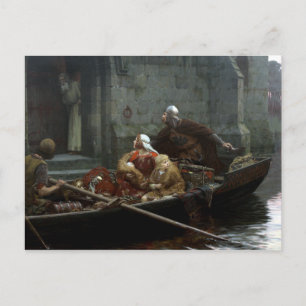 Edmund Blair Leighton In Time of Peril Postcard