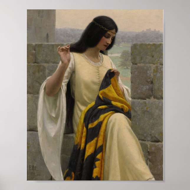 Edmund Blair Leighton Seamstress  Poster (Front)
