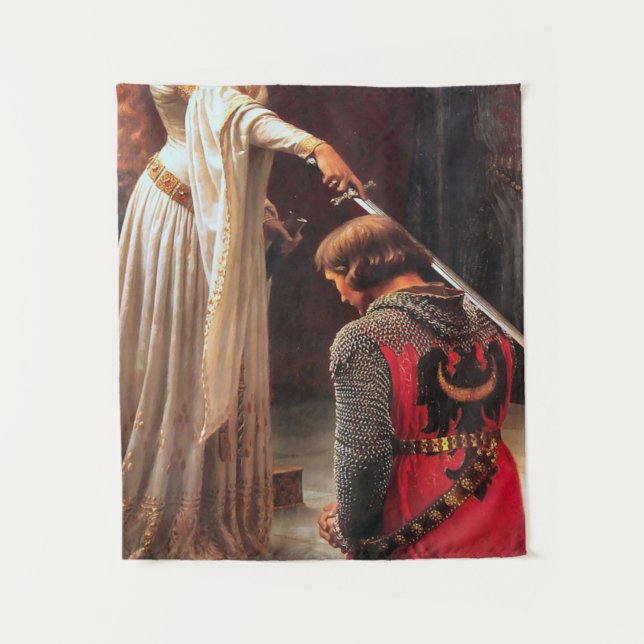 Edmund Blair Leighton - The Accolade Tapestry (Front)