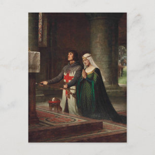 Edmund Blair Leighton - The Dedication Postcard