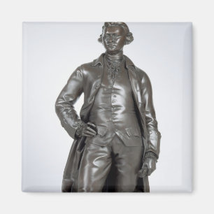 Edmund Burke (1729-97) 1865 (bronze) Magnet