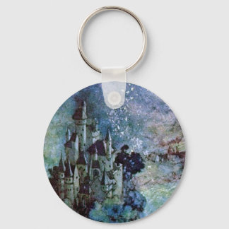 Edmund Dulac Fine Art Castle Keychain