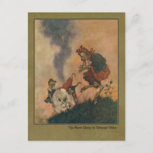 Edmund Dulac Illustration from The Snow Queen Postcard