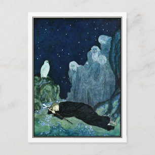 Edmund Dulac - The Dreamer of Dreams Postcard