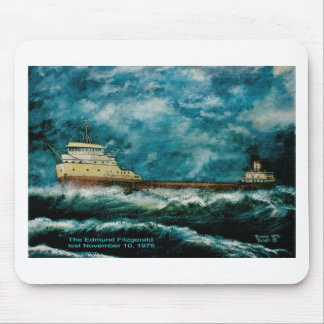 Edmund Fitsgerald 1996 with text Mouse Pad