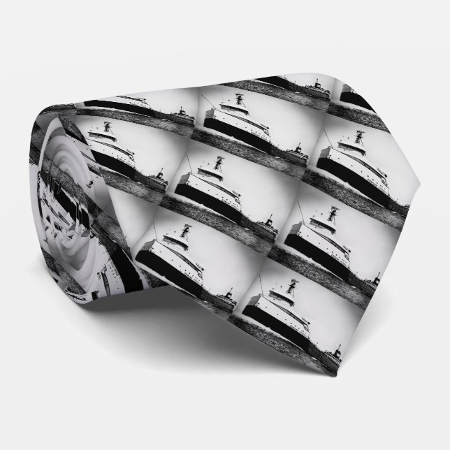 Edmund Fitzgerald Tie (Rolled)