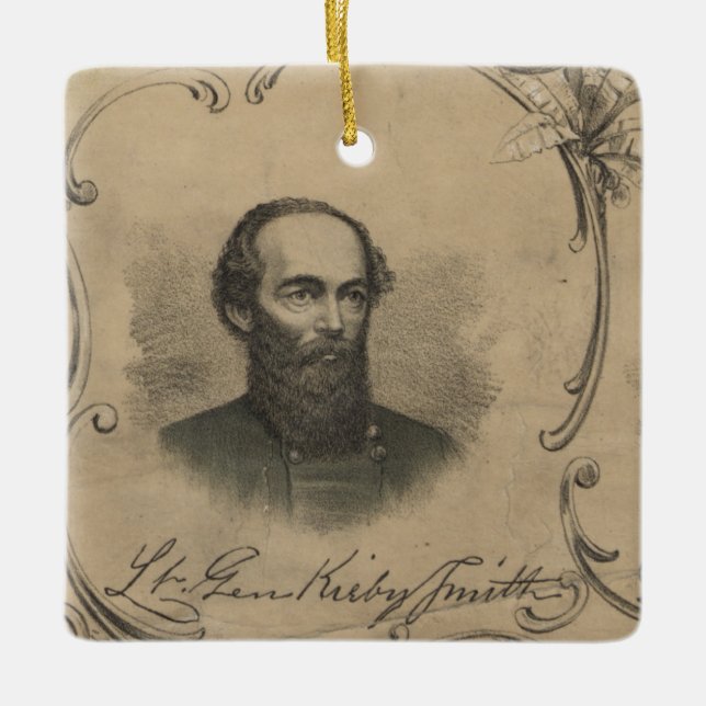 Edmund Kirby Smith Ceramic Ornament (Front)