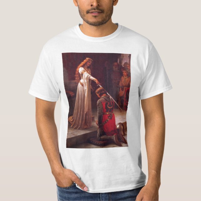 Edmund Leighton-The Accolade T-Shirt (Front)