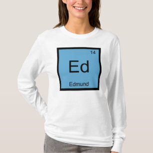 Edmund Name Chemistry Element Periodic Table T-Shirt