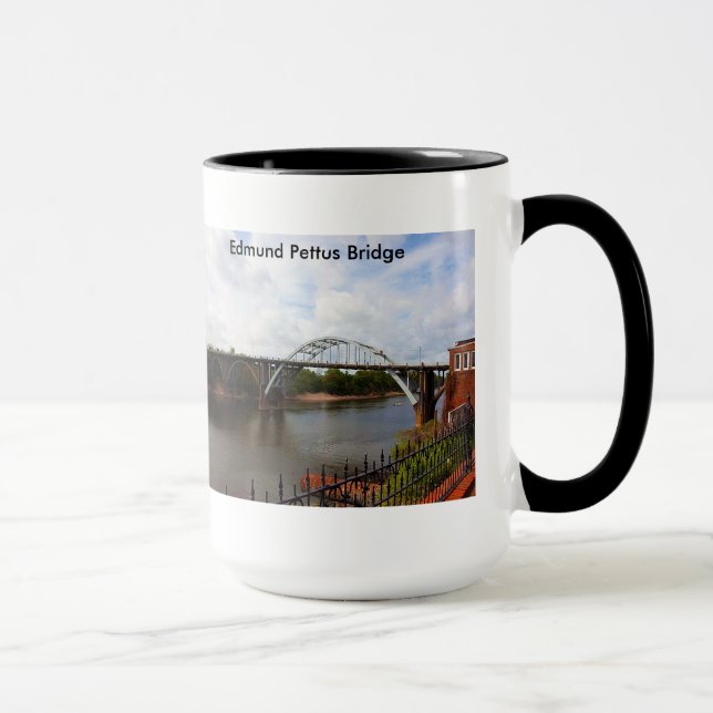 Edmund Pettus Bridge in Selma, Alabama Mug (Right)
