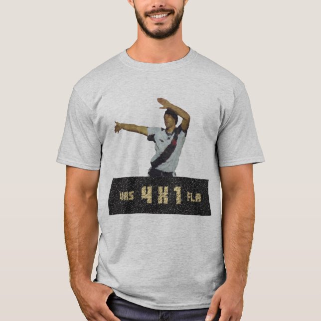 Edmundo Vasco x Flamengo 1997 4x1 T-Shirt (Front)