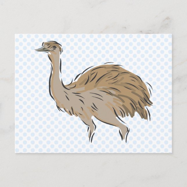 Edna Emu Postcard (Front)