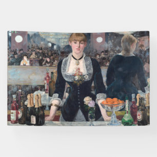 Edouard Manet - A Bar at the Folies-Bergere Banner