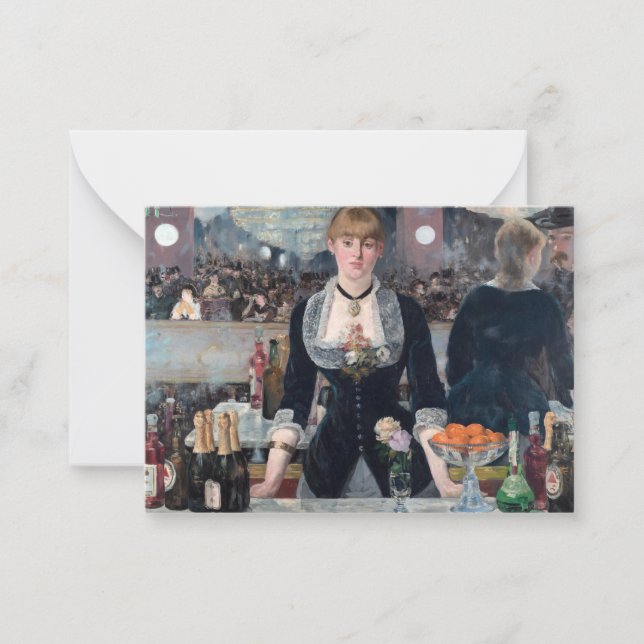 Edouard Manet - A Bar at the Folies-Bergere Card (Front)