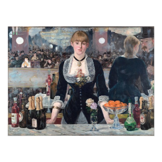 Edouard Manet - A Bar at the Folies-Bergere Photo Print (Front)