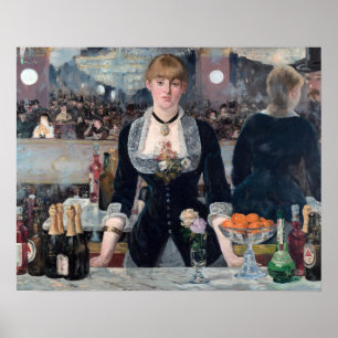 Edouard Manet - A Bar at the Folies-Bergere Poster