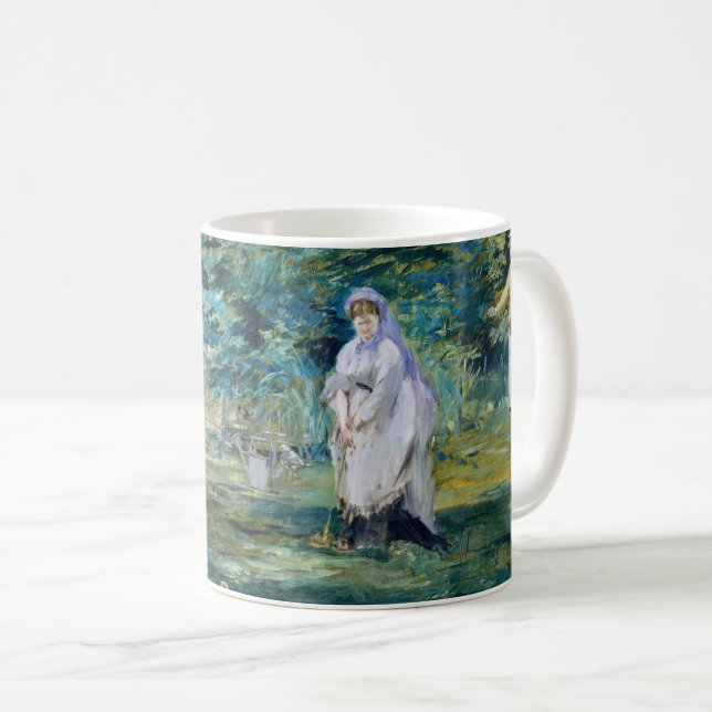 Edouard Manet - A Game of Croquet Coffee Mug (Front Right)