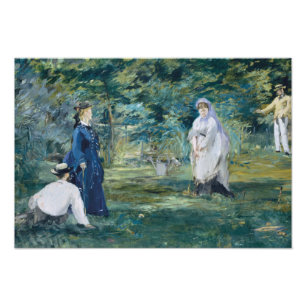 Edouard Manet - A Game of Croquet Photo Print