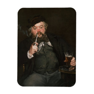 Edouard Manet - A Good Glass of Beer / Le bon bock Magnet