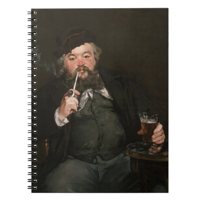 Edouard Manet - A Good Glass of Beer / Le bon bock Notebook (Front)