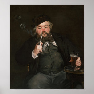 Edouard Manet - A Good Glass of Beer / Le bon bock Poster