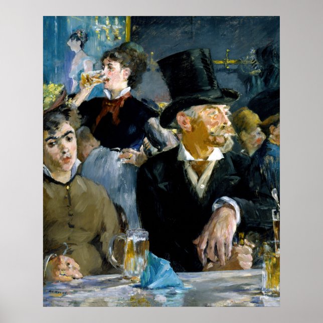 Edouard Manet - At the Cafe Poster (Front)