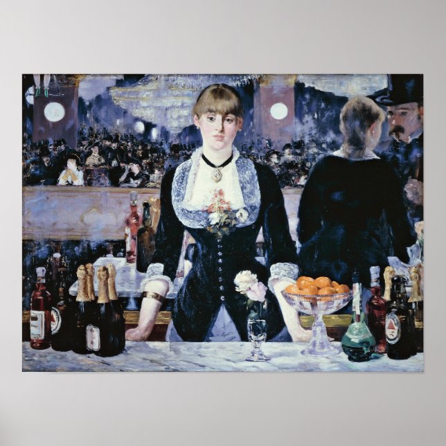 edouard Manet - Bar at the Folies-Bergere Poster (Front)