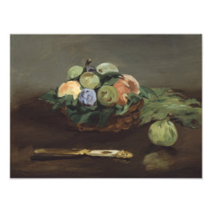 Edouard Manet - Basket of Fruit Photo Print