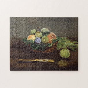 Edouard Manet - Basket of Fruits Jigsaw Puzzle