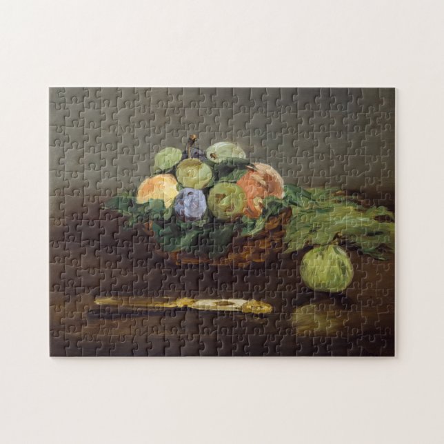 Edouard Manet - Basket of Fruits Jigsaw Puzzle (Horizontal)
