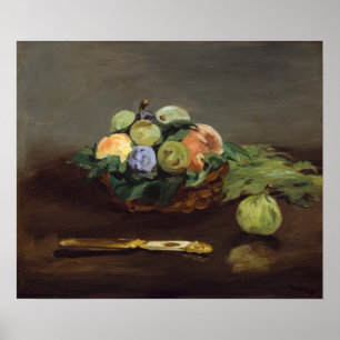 Edouard Manet - Basket of Fruits Poster