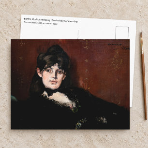 Edouard Manet - Berthe Morisot Reclining Postcard