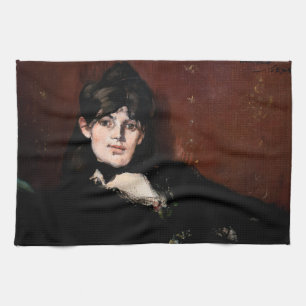 Edouard Manet - Berthe Morisot Reclining Tea Towel