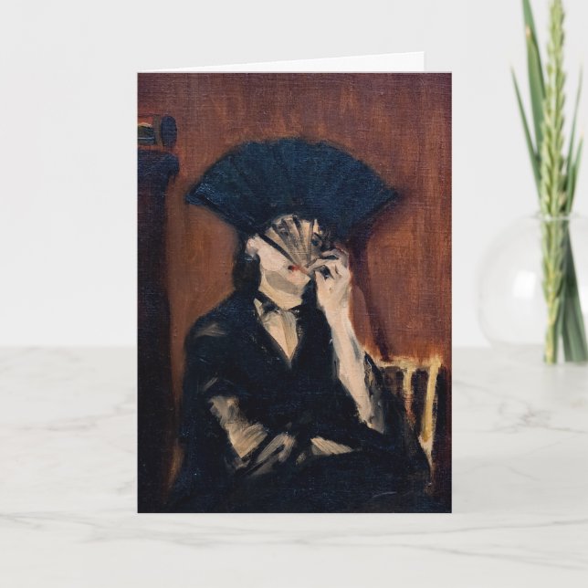 Edouard Manet - Berthe Morisot with a Fan Card (Front)