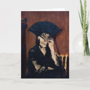 Edouard Manet - Berthe Morisot with a Fan Card