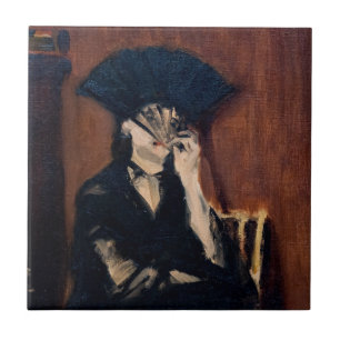 Edouard Manet - Berthe Morisot with a Fan Ceramic Tile